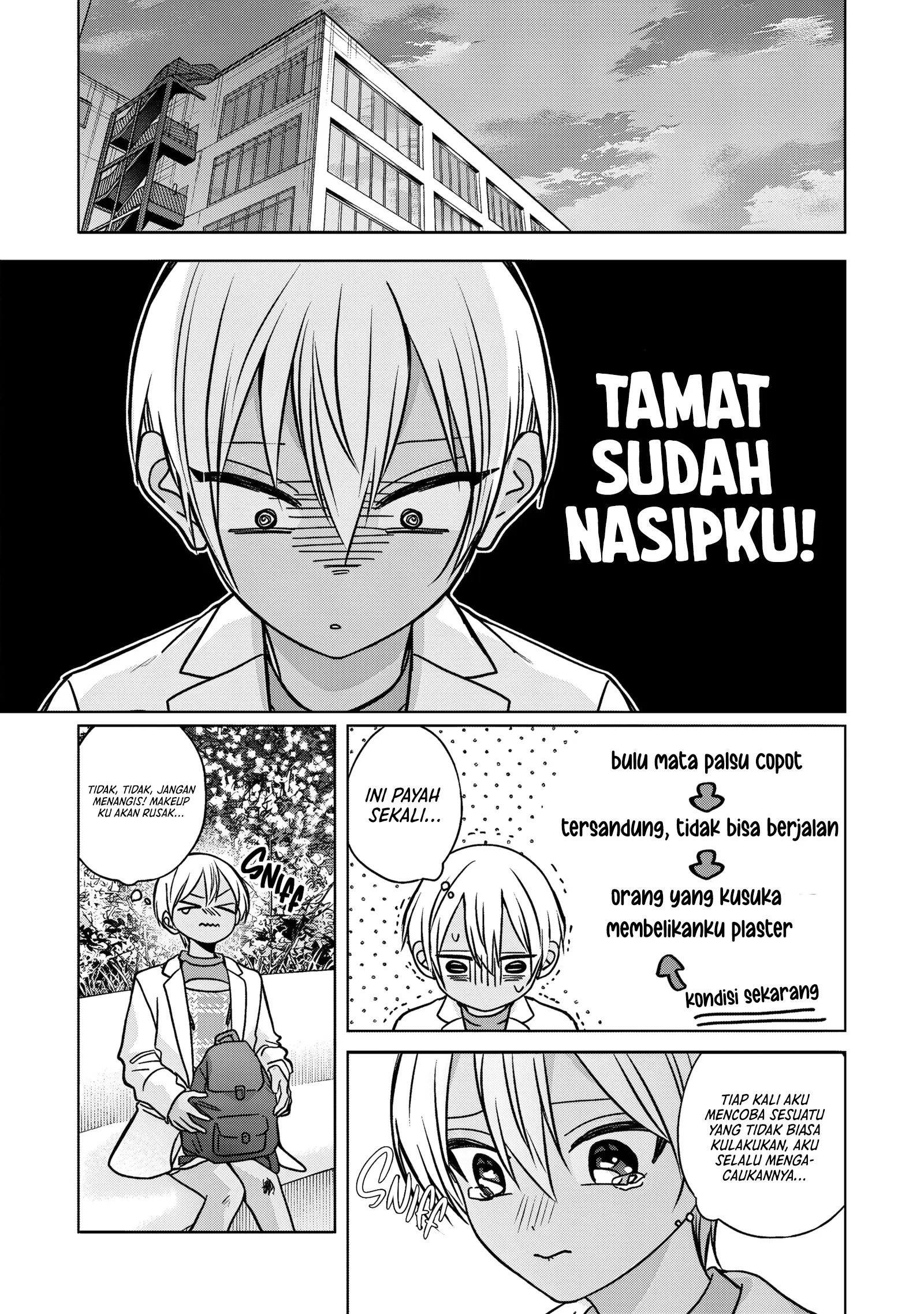Baca Kusunoki-san wa Koukou Debut ni Shippai shite Iru - Chapter 50 halaman 16