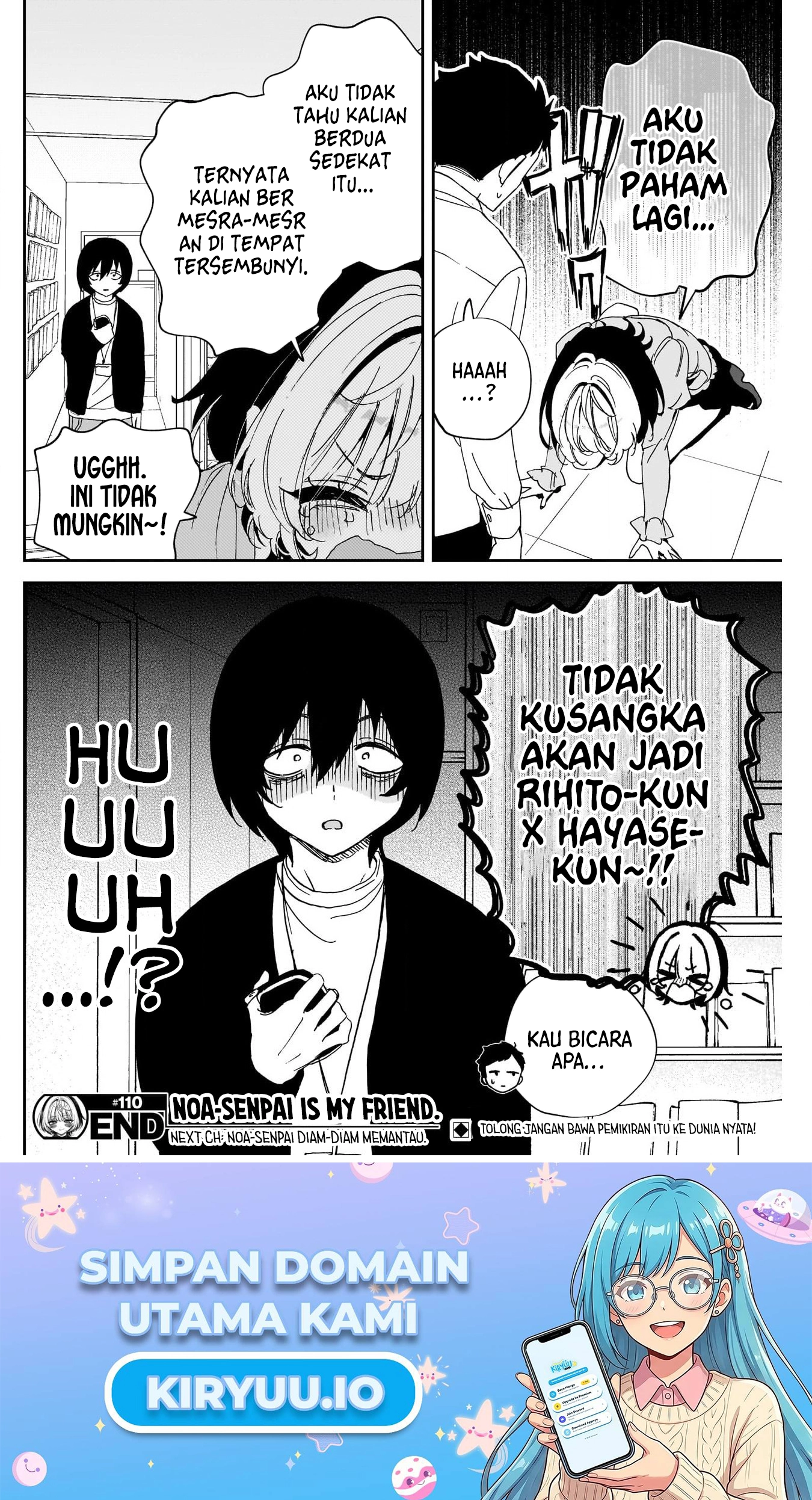 Baca Noa-senpai wa Tomodachi - Chapter 110 halaman 19