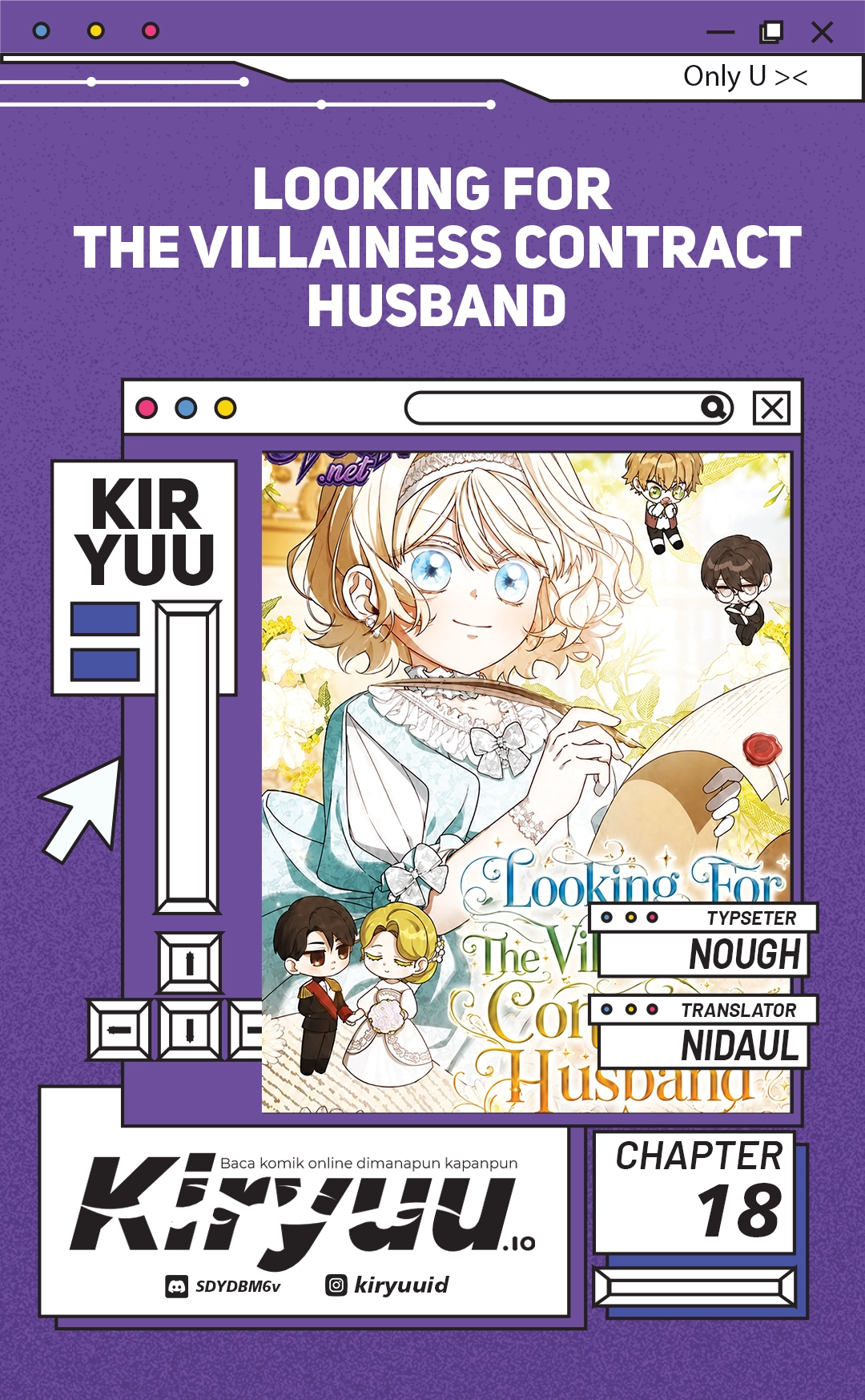 Baca Looking for the Villainess’s Contract Husband - Chapter 18 halaman 1