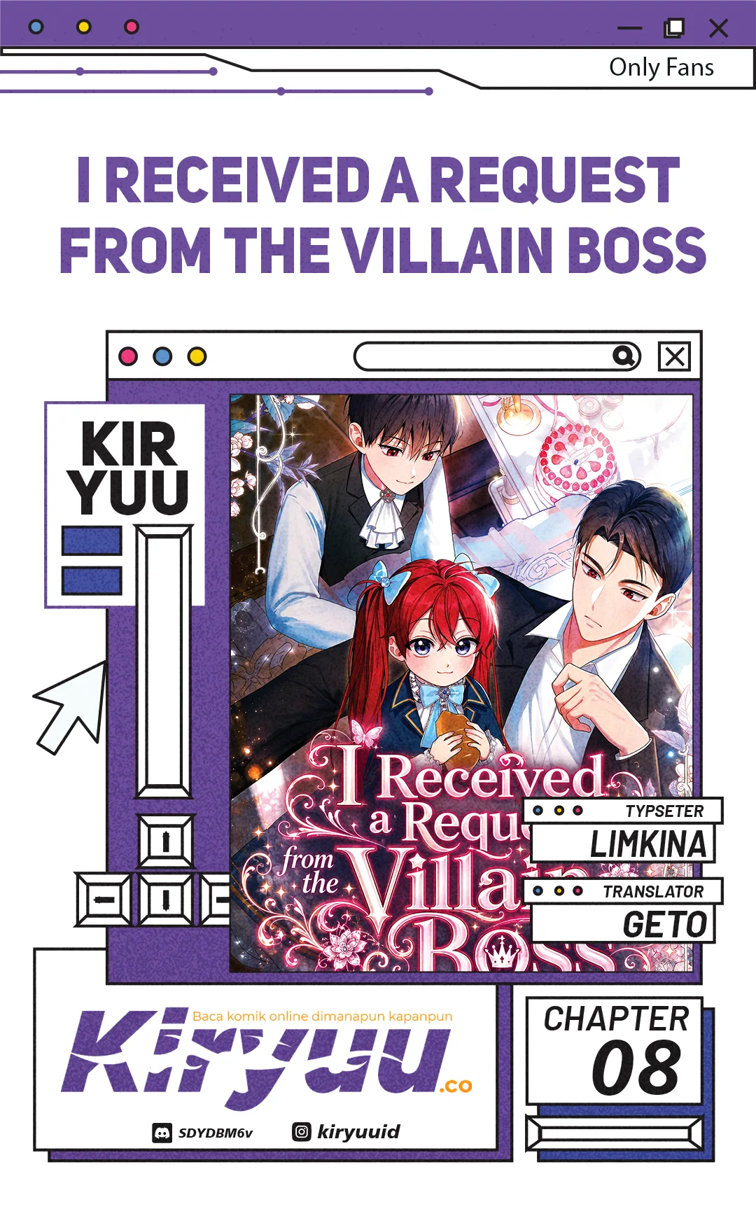 Baca I Received a Request from the Villain Boss - Chapter 8 halaman 1