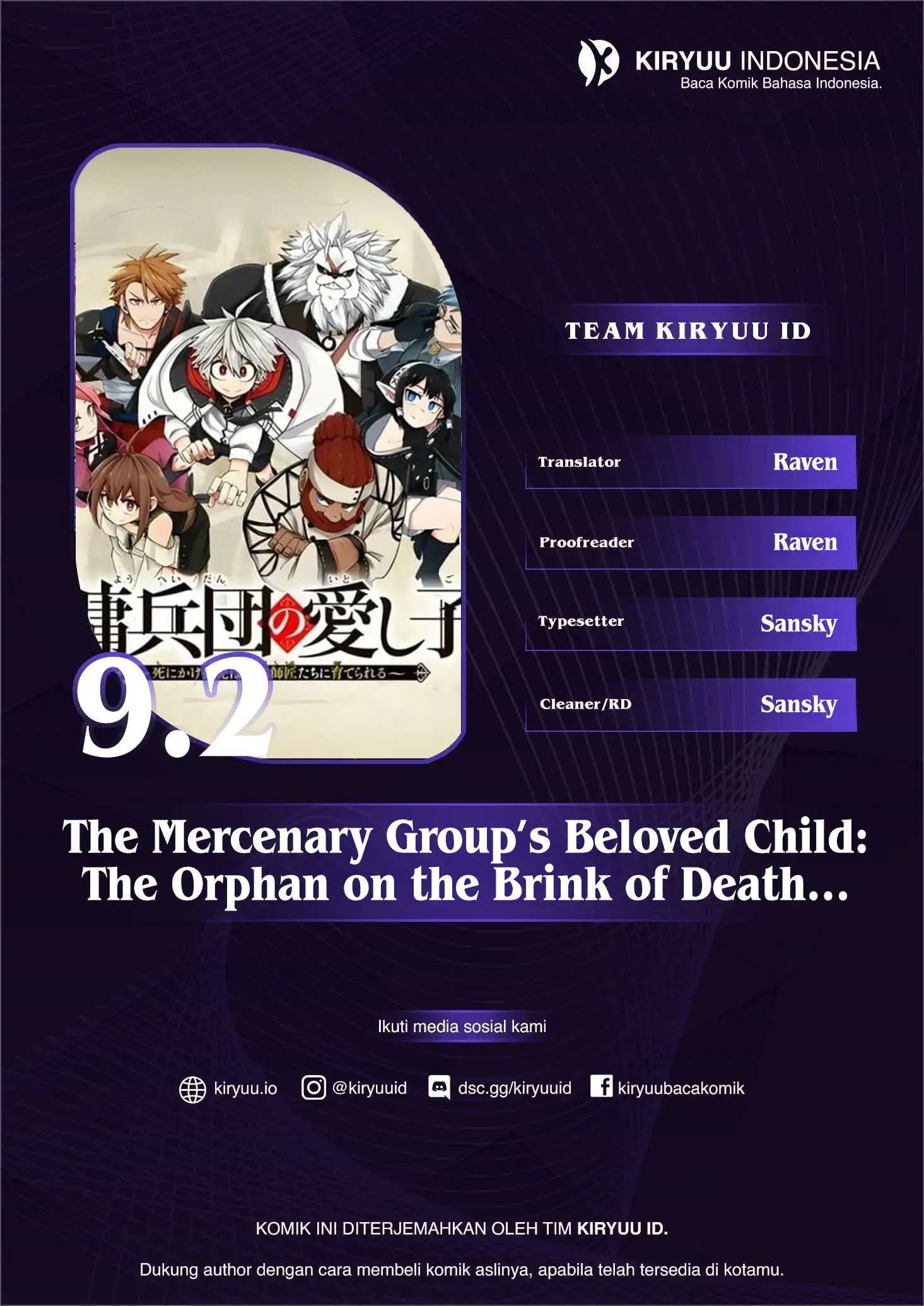 Baca The Mercenary Group’s Beloved Child: The Orphan on the Brink of Death is Raised by the Mightiest Masters - Chapter 9.2 halaman 1