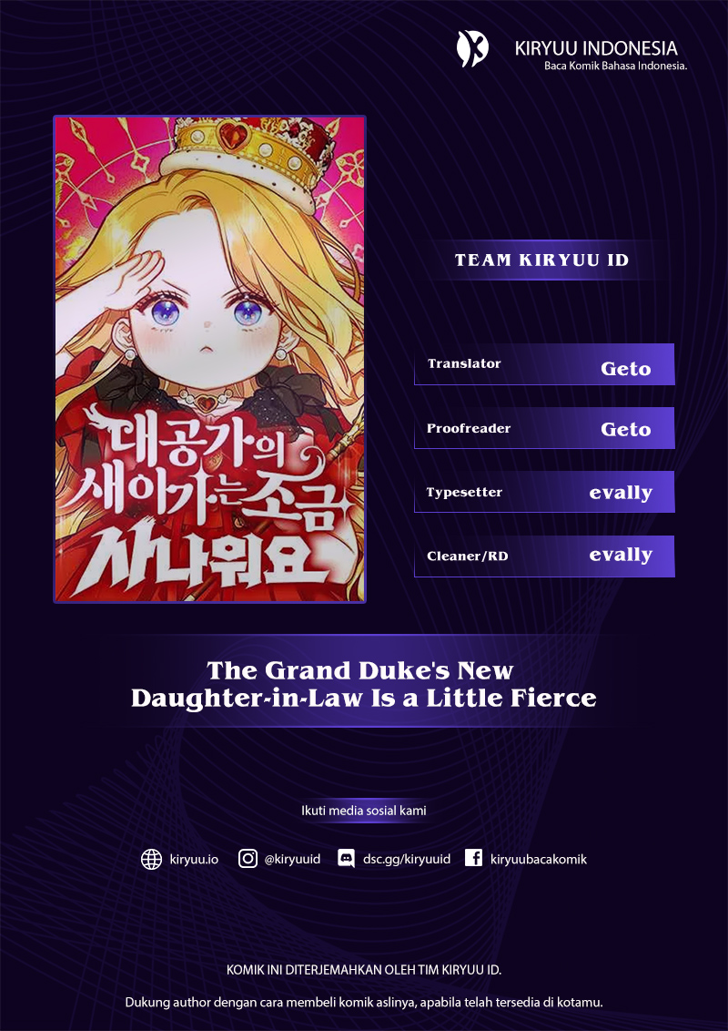 Baca The Grand Duke’s New Daughter-in-Law Is a Little Fierce - Chapter 4 halaman 1