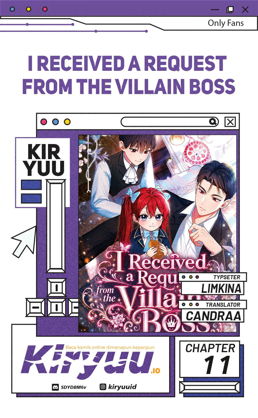 Baca I Received a Request from the Villain Boss - Chapter 11 halaman 1