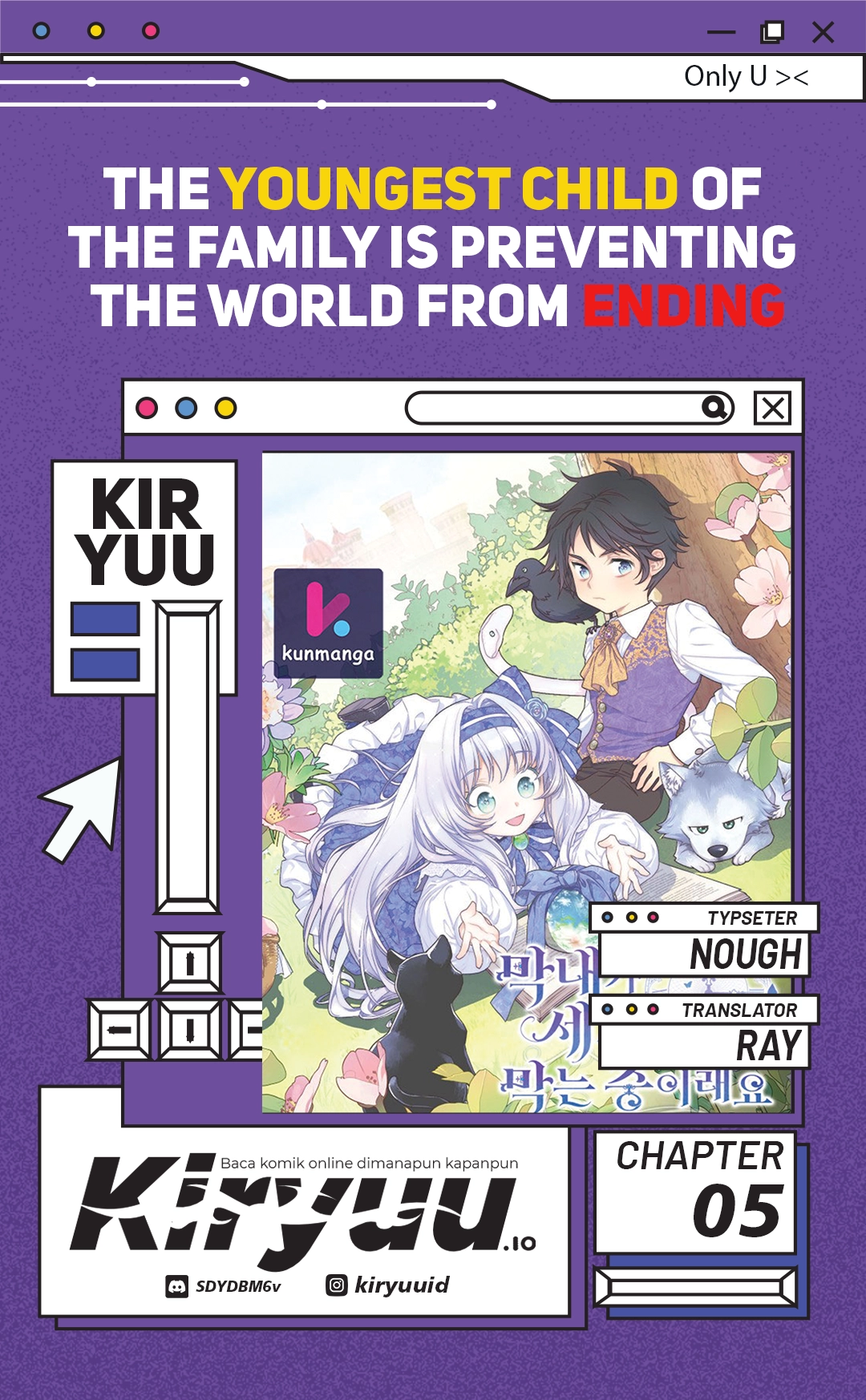 Baca The Youngest Child of the Family Is Preventing the World From Ending - Chapter 5 halaman 1