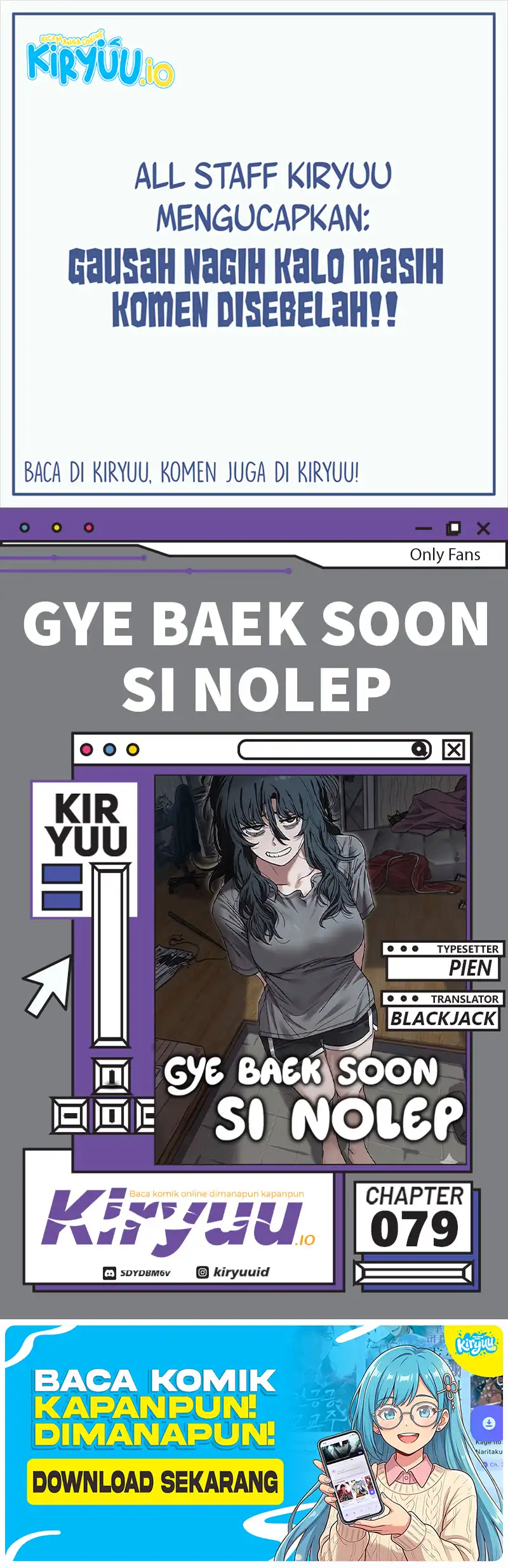 Baca Unemployed Gye Baek Soon - Chapter 79 halaman 1