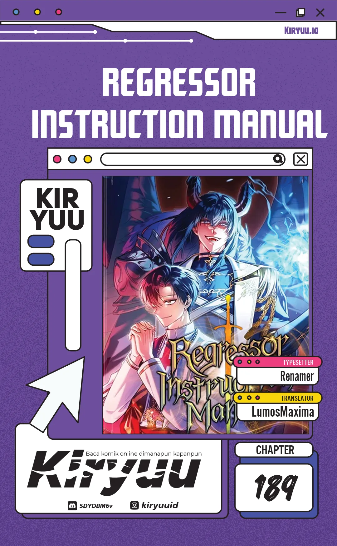 Baca Regressor Instruction Manual - Chapter 189 halaman 1