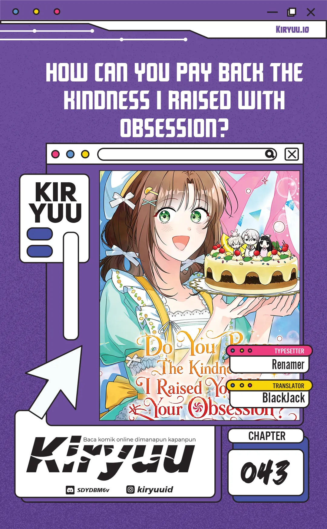Baca How Can You Pay Back The Kindness I Raised With Obsession? - Chapter 43 halaman 1