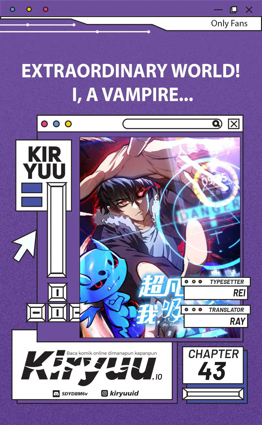 Baca Extraordinary World?! Me… A Vampire?! - Chapter 43 halaman 1