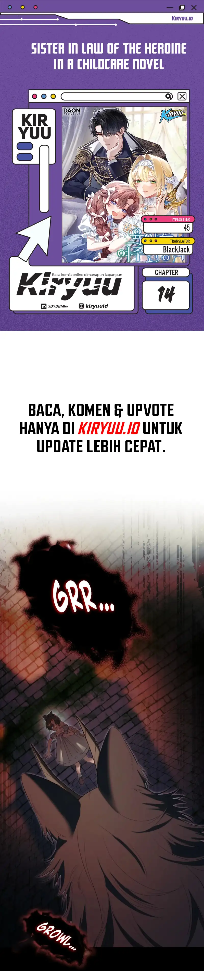 Baca Sister-in-law of the Heroine in a Childcare Novel - Chapter 14 halaman 1