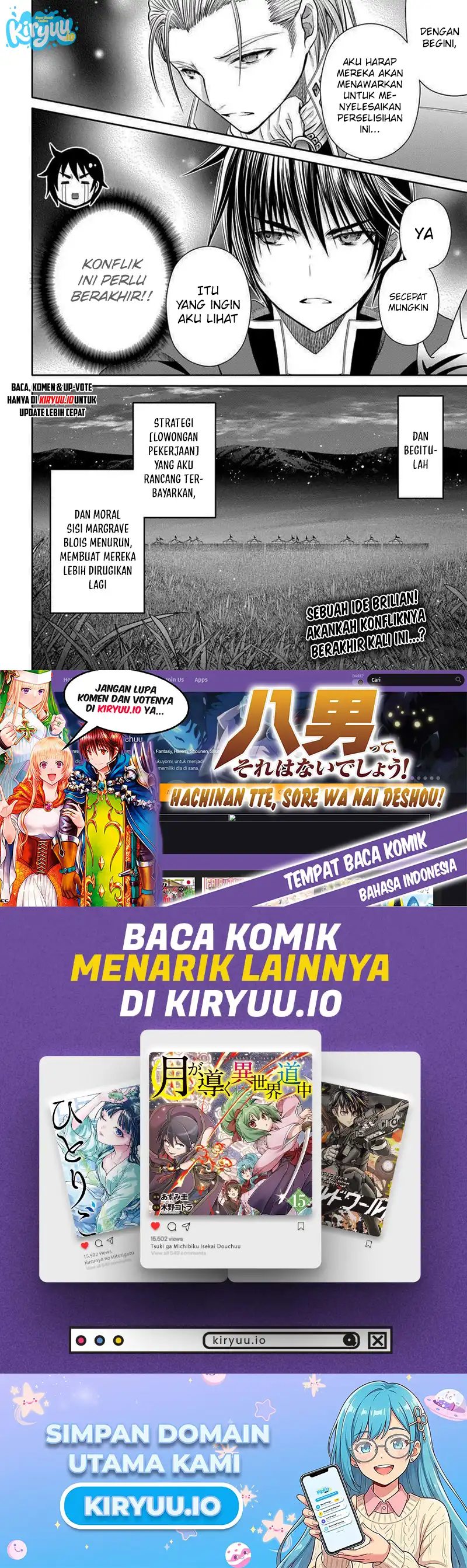 Baca Hachinan tte Sore wa Nai Deshou - Chapter 111 halaman 25