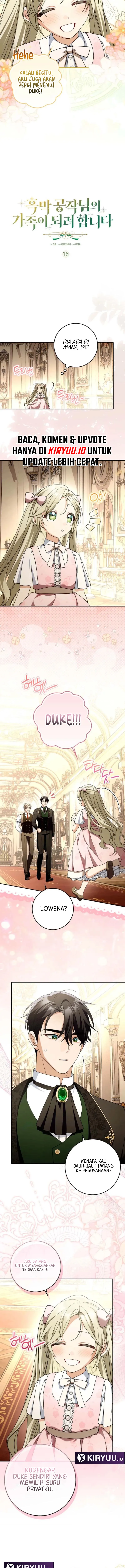 Baca I’m Going to Become the Dark Duke’s Family - Chapter 16 halaman 8