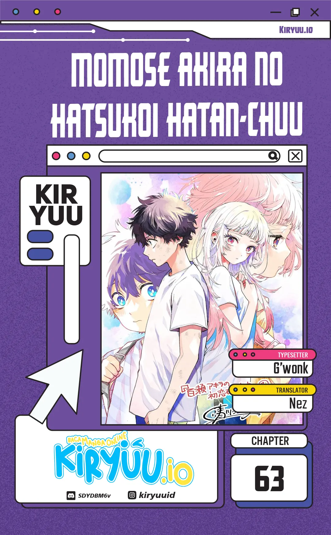 Baca Momose Akira no Hatsukoi Hatan-chuu. - Chapter 63 halaman 1