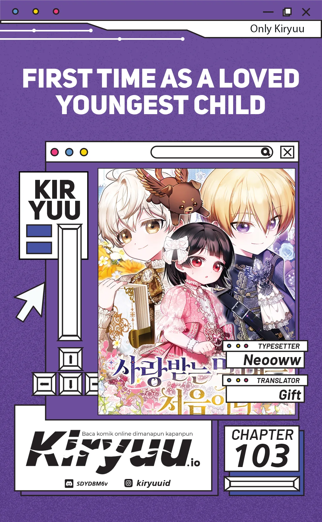 Baca First Time as a Loved Youngest Child - Chapter 103 halaman 1