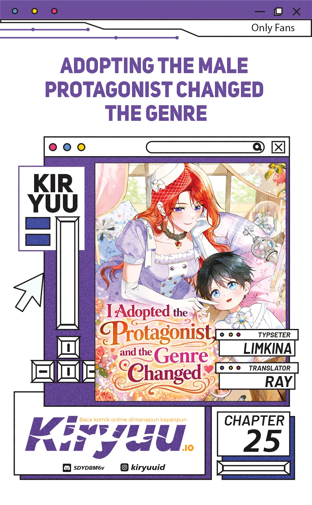 Baca Adopting the Male Protagonist Changed the Genre - Chapter 25 halaman 1