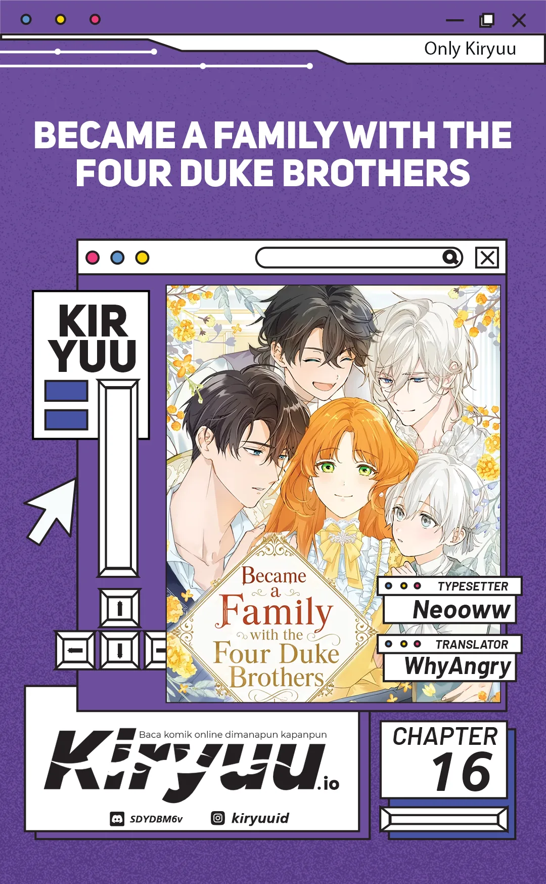 Baca Became a Family with the Four Duke Brothers - Chapter 16 halaman 1