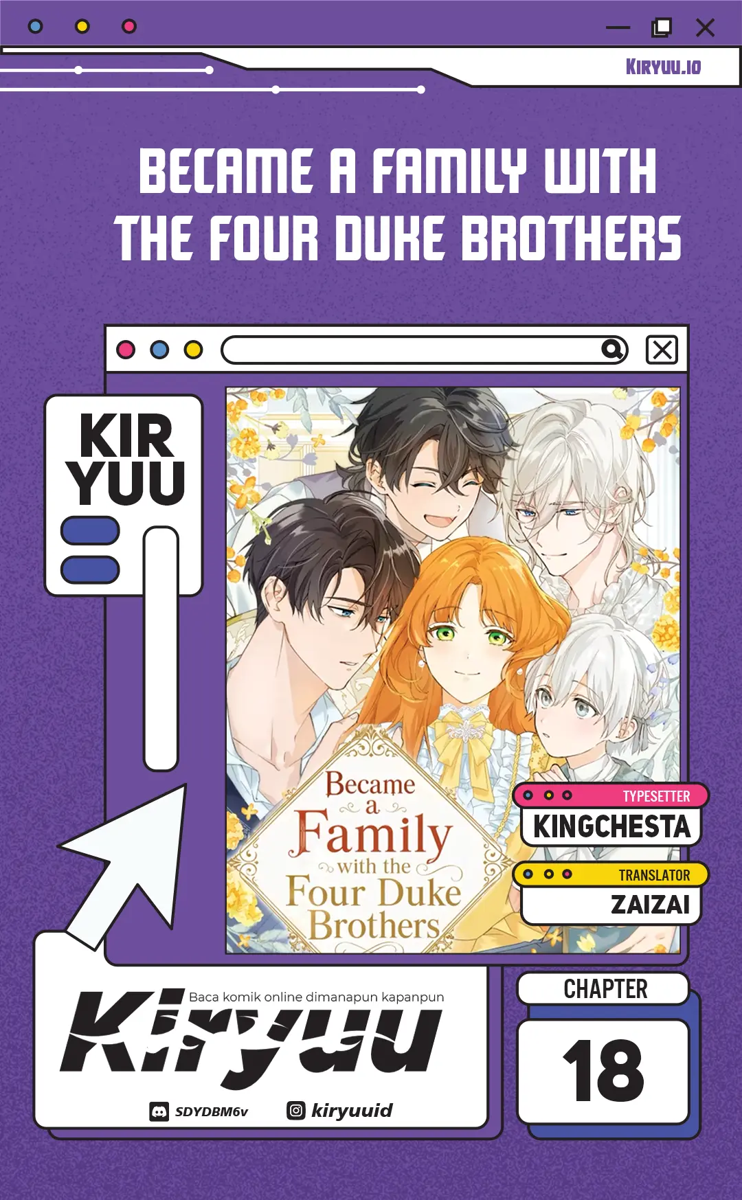Baca Became a Family with the Four Duke Brothers - Chapter 18 halaman 1
