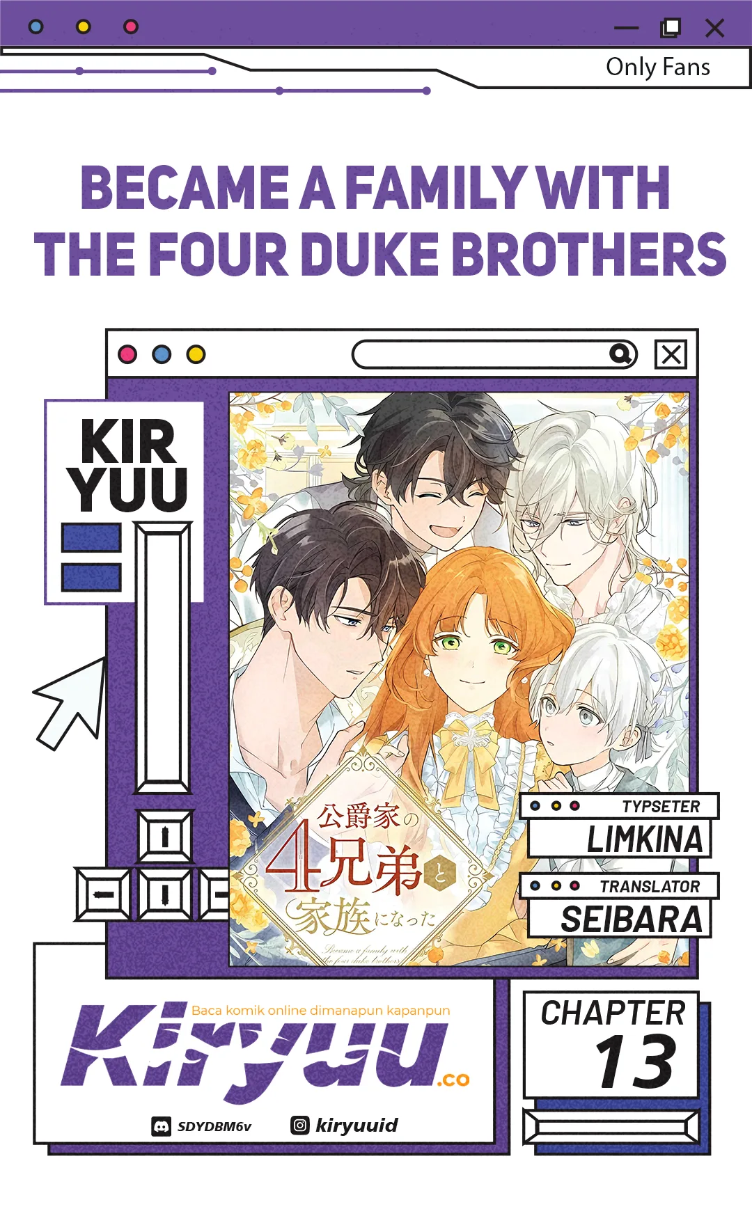 Baca Became a Family with the Four Duke Brothers - Chapter 13 halaman 1