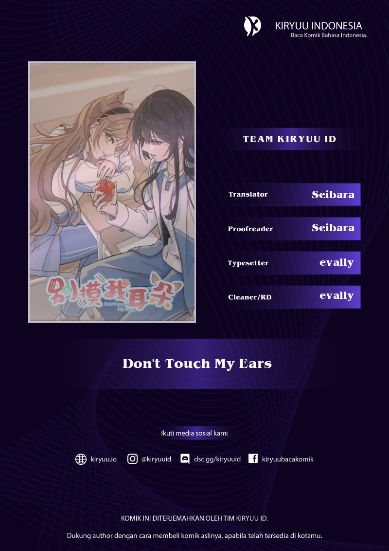 Baca Don't Touch My Ears - Chapter 9 halaman 1