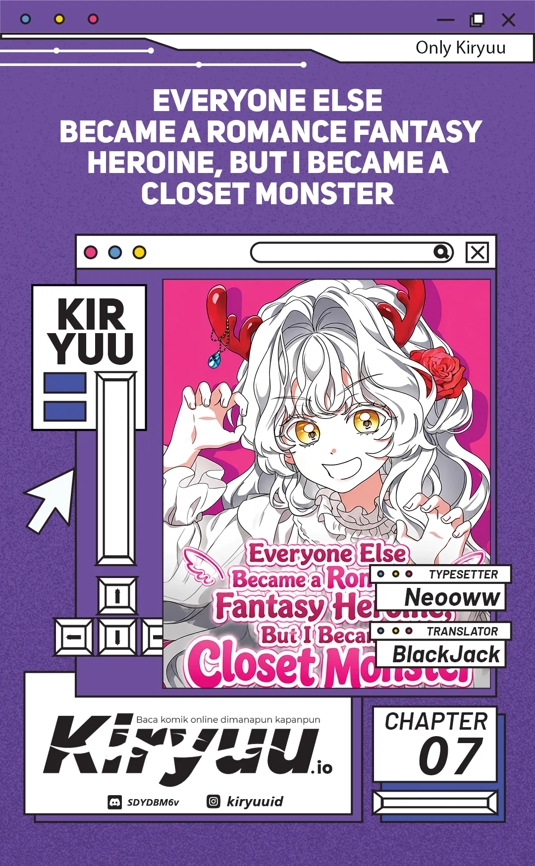 Baca Everyone Else Became a Romance Fantasy Heroine, But I Became a Closet Monster - Chapter 7 halaman 1