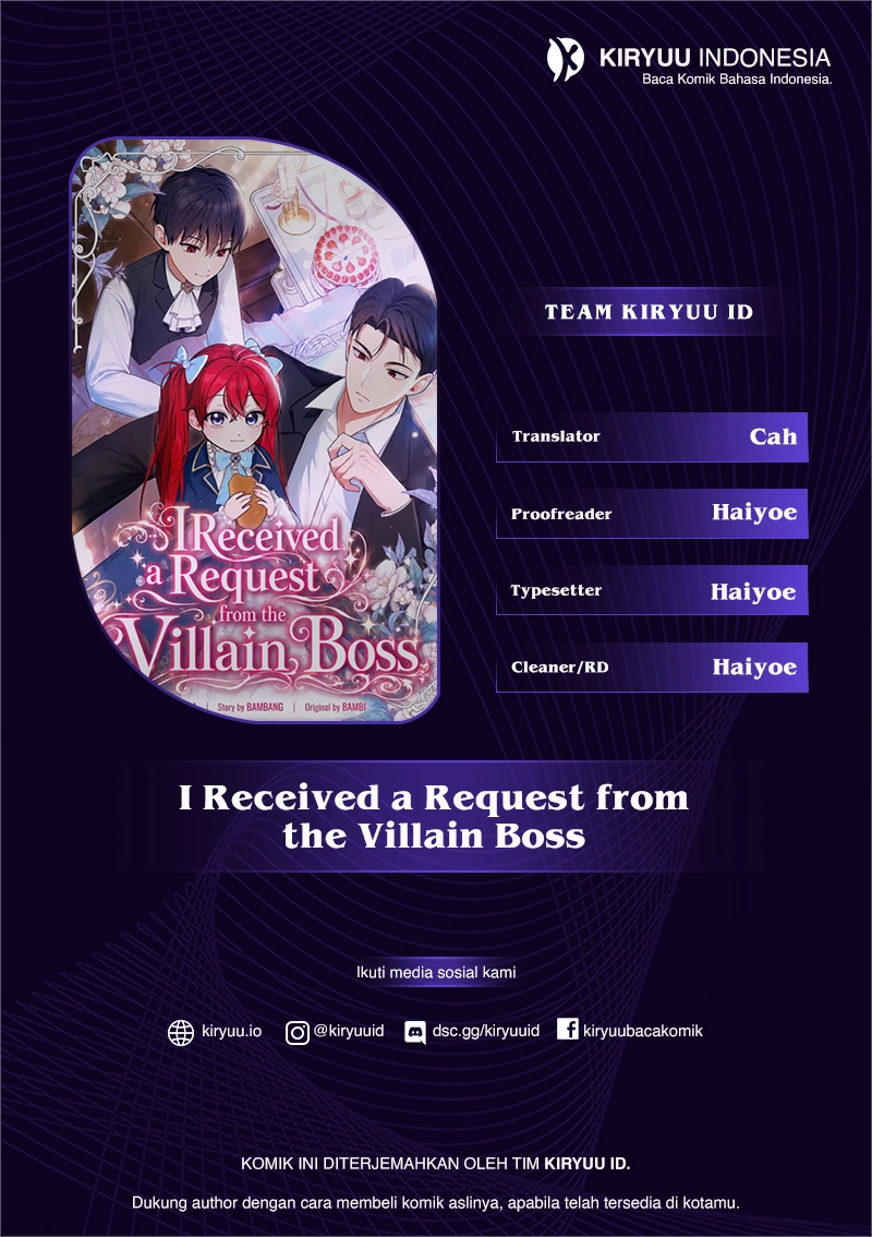 Baca I Received a Request from the Villain Boss Chapter 26 Bahasa Indonesia page 6