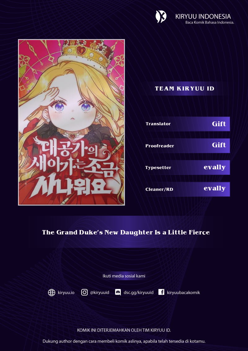 Baca The Grand Duke’s New Daughter-in-Law Is a Little Fierce - Chapter 7 halaman 1