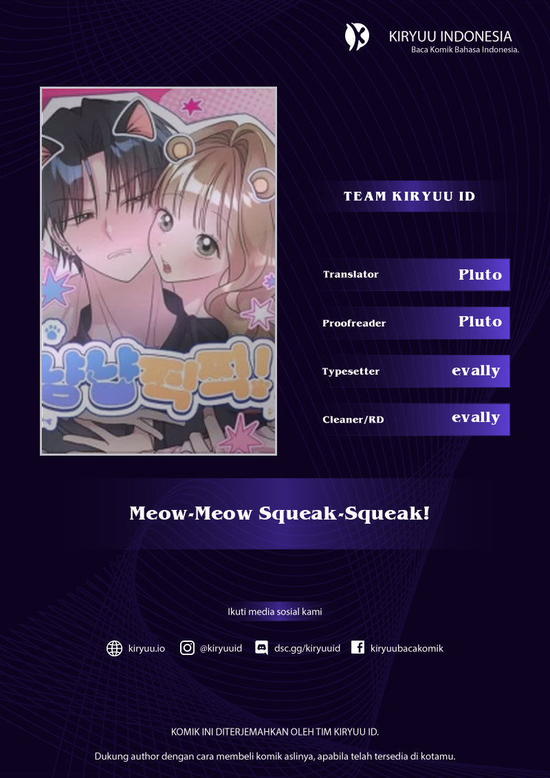 Baca Meow-Meow Squeak-Squeak! - Chapter 1 halaman 1