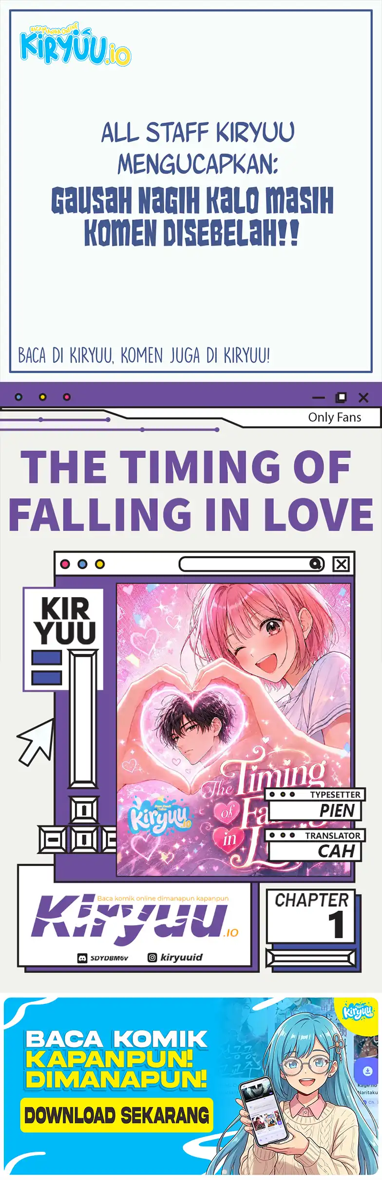 Baca The Timing of Falling in Love - Chapter 1 halaman 1