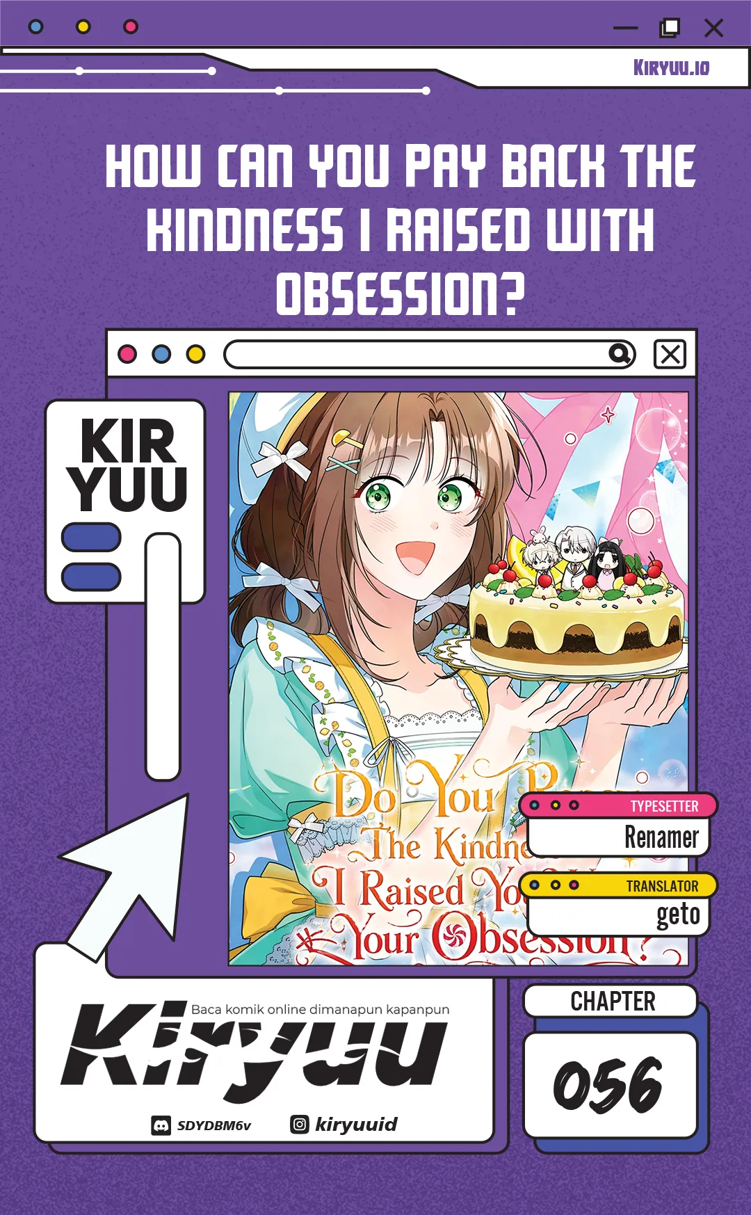 Baca How Can You Pay Back The Kindness I Raised With Obsession? - Chapter 56 halaman 1