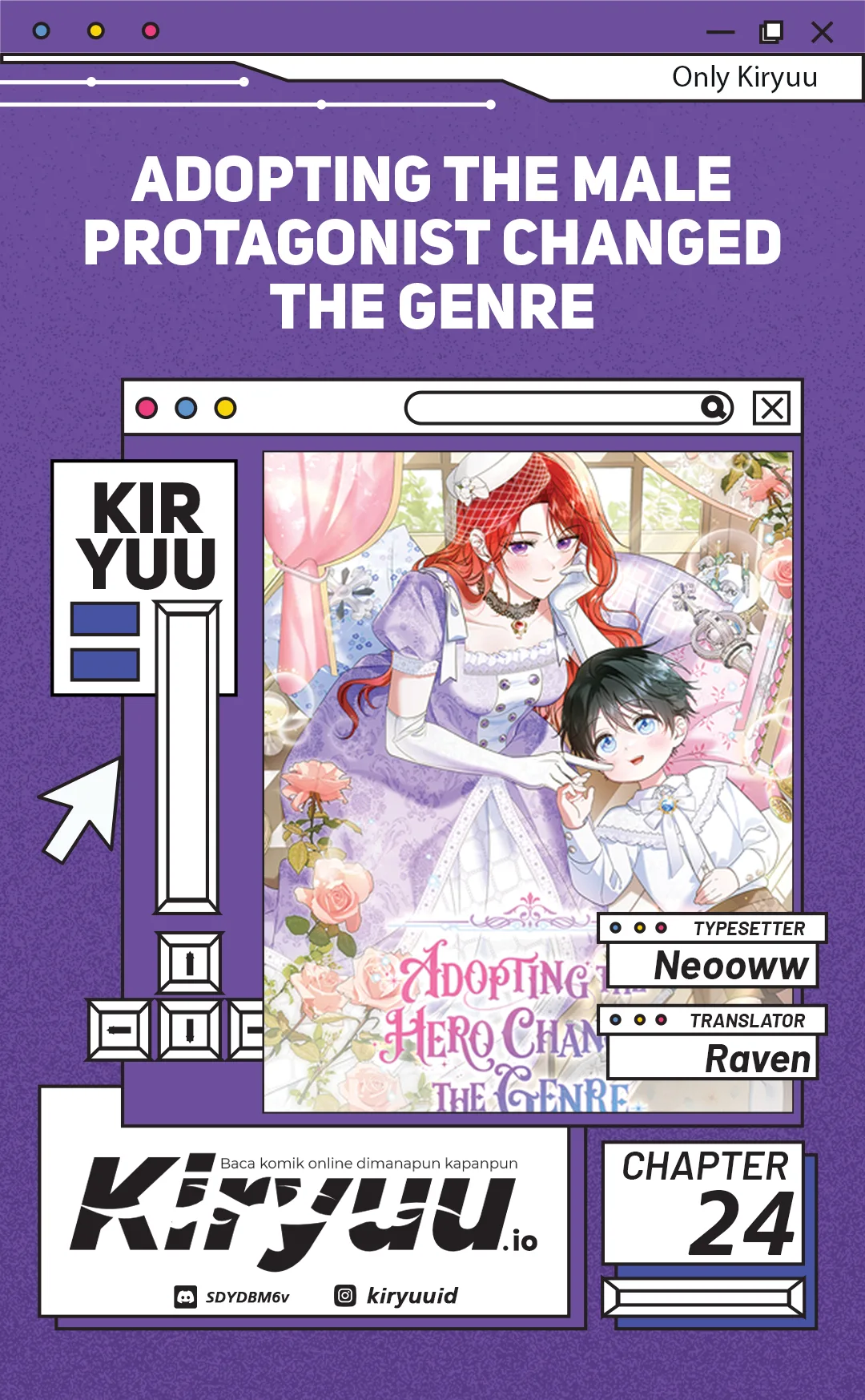 Baca Adopting the Male Protagonist Changed the Genre - Chapter 24 halaman 1