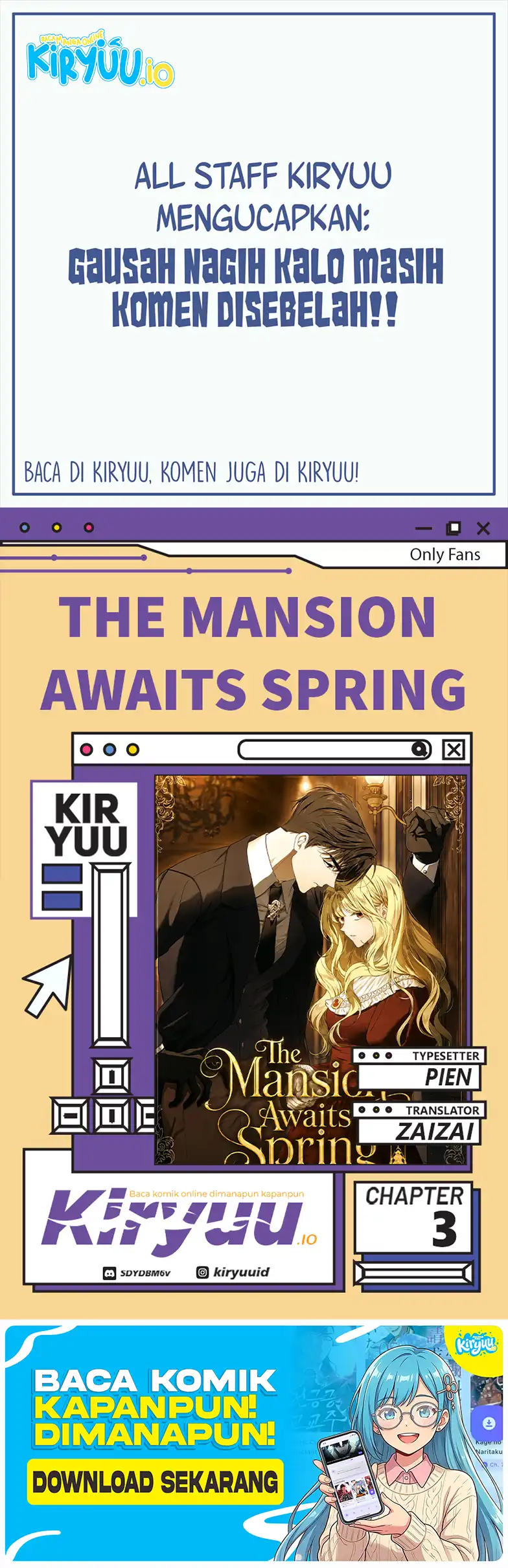 Baca The Mansion Awaits Spring - Chapter 3 halaman 1