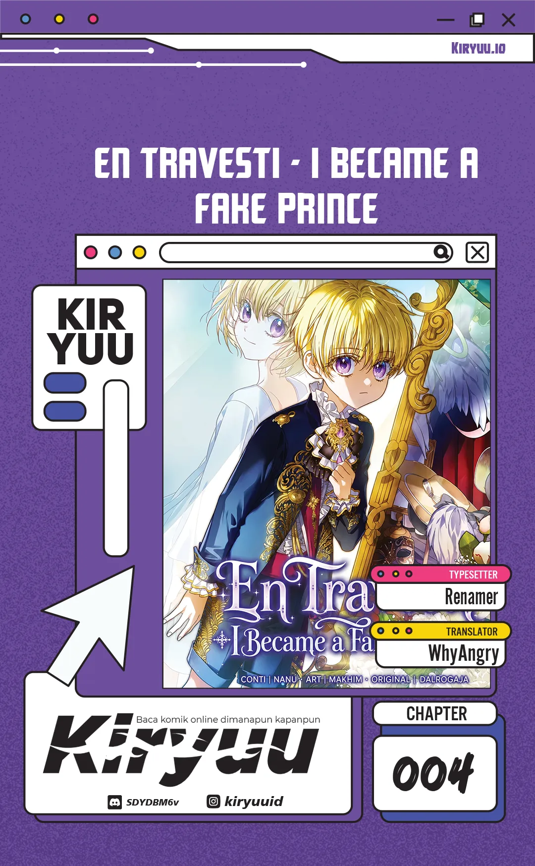 Baca En Travesti - I Became a Fake Prince - Chapter 4 halaman 1
