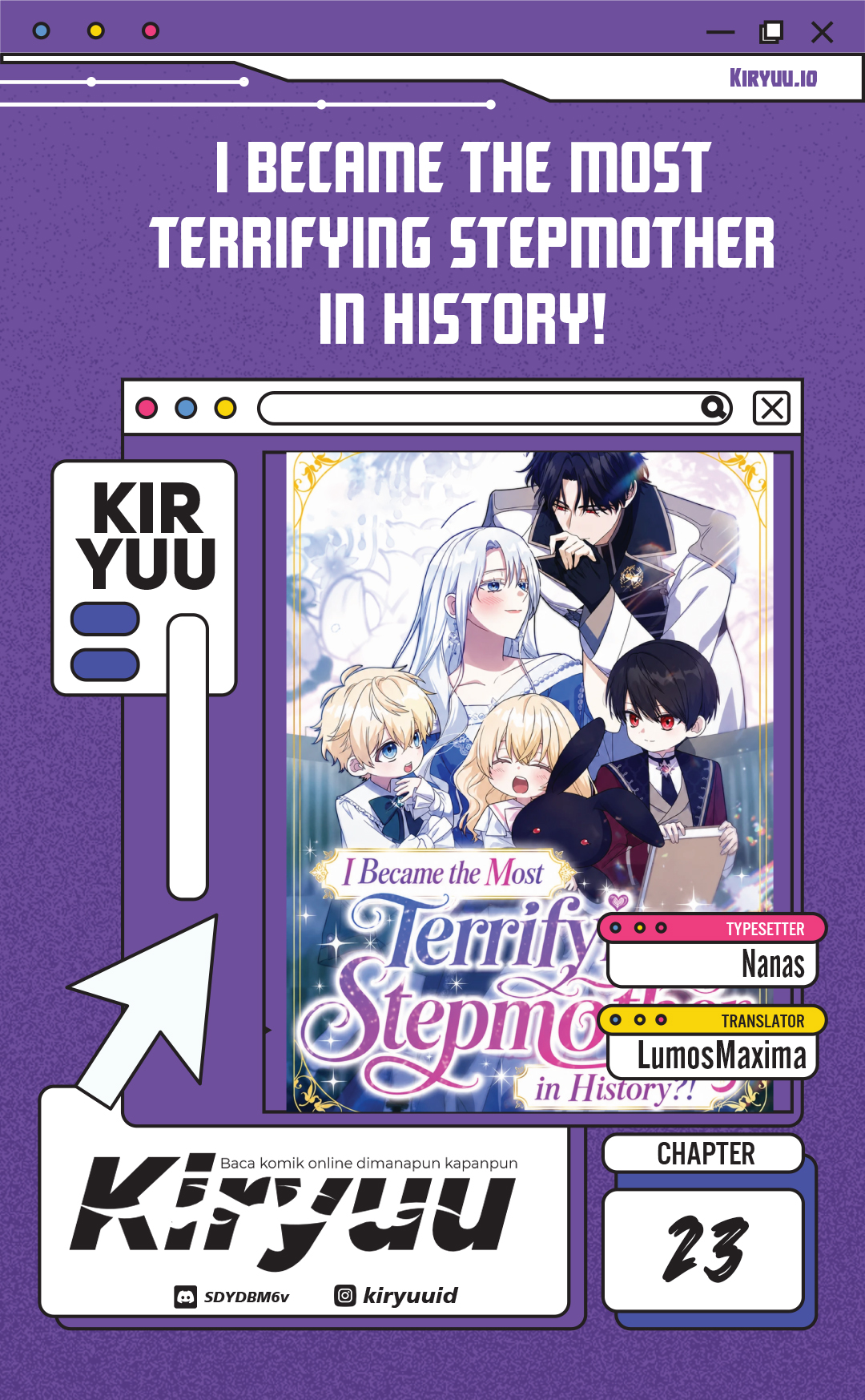 Baca I Became the Most Terrifying Stepmother in History?! - Chapter 23 halaman 1