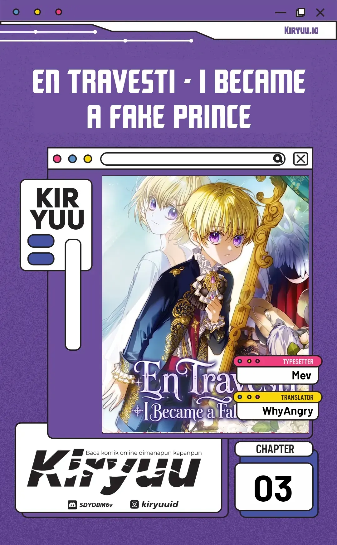 Baca En Travesti - I Became a Fake Prince - Chapter 3 halaman 1