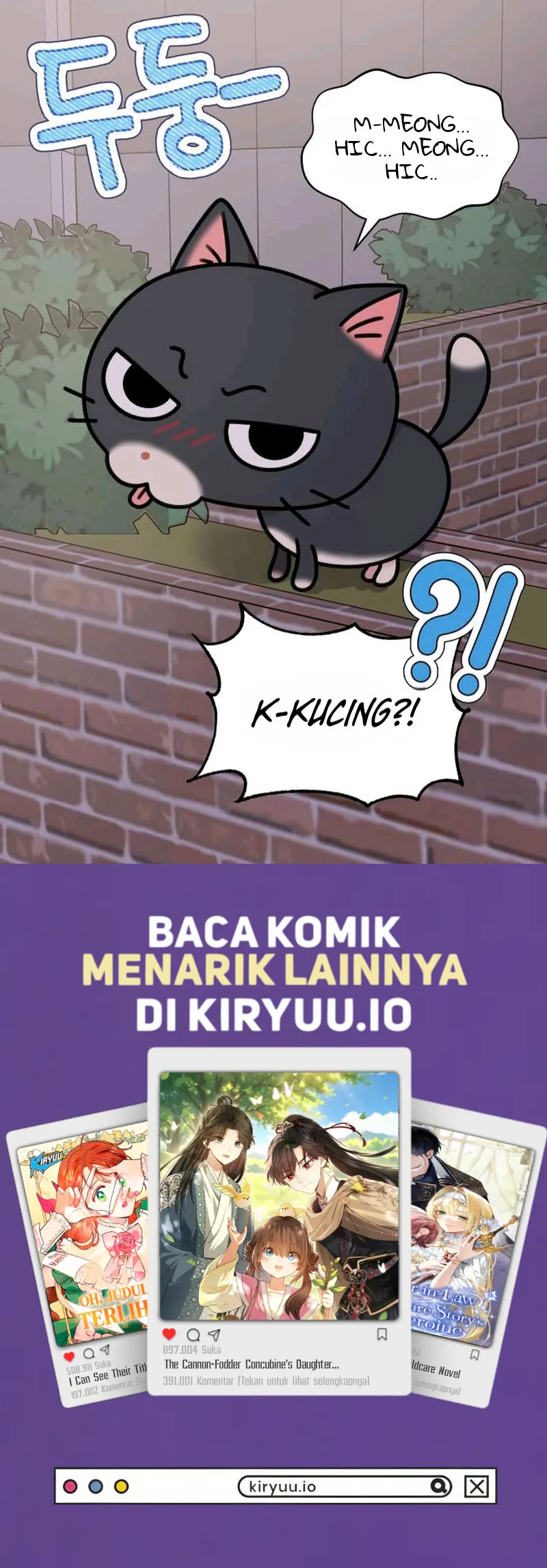 Baca Meow-Meow Squeak-Squeak! - Chapter 3 halaman 6