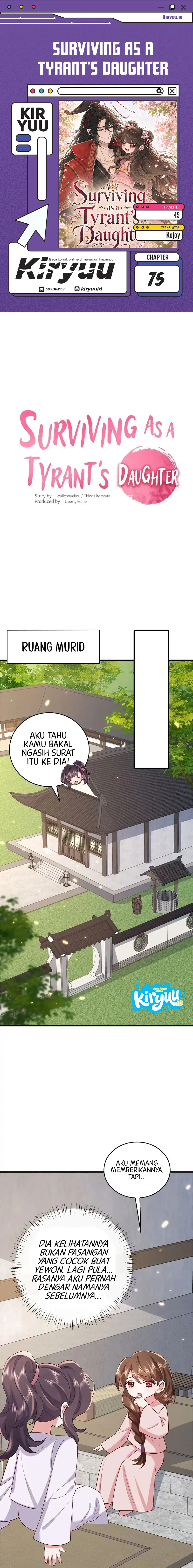 Baca Surviving as a Tyrant’s Daughter Chapter 75 Bahasa Indonesia page 6