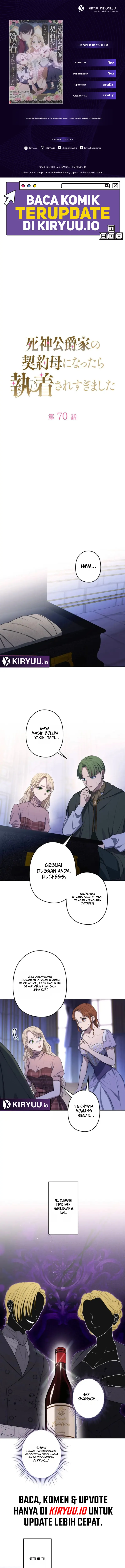 Baca I Became the Contract Mother of the Grim Reaper Duke's Family and They Became Obsessed With Me - Chapter 70 halaman 1