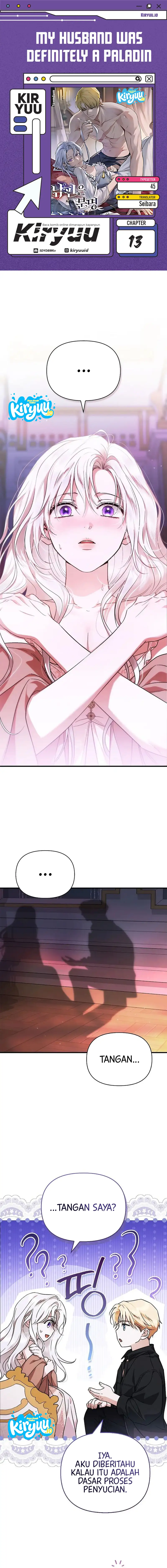 Baca My Husband Was Definitely a Paladin - Chapter 13 halaman 1