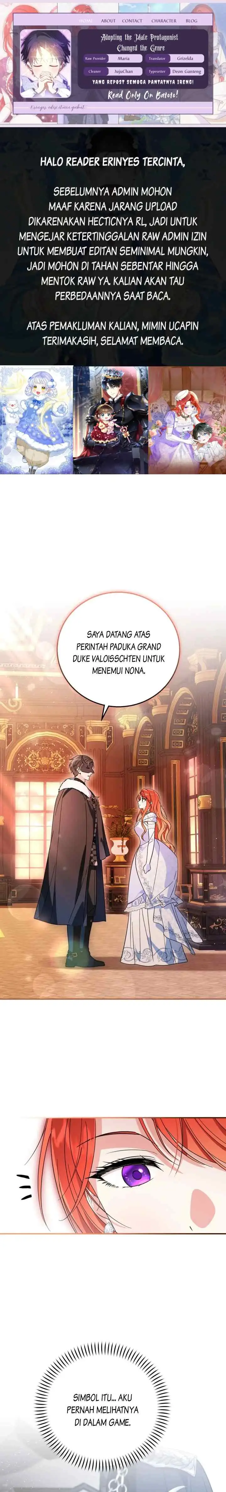 Baca Adopting the Male Protagonist Changed the Genre - Chapter 10 halaman 1