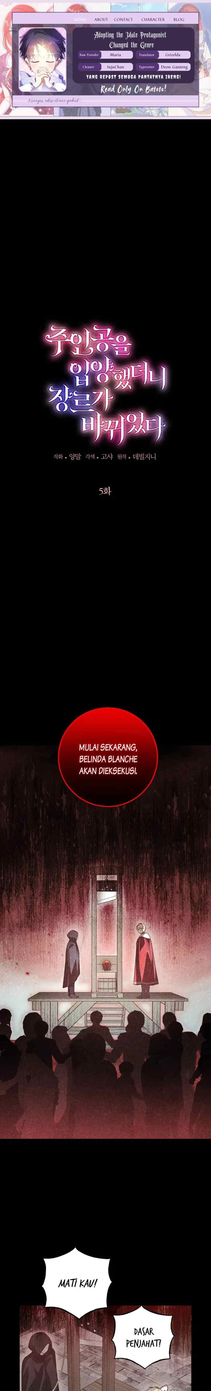 Baca Adopting the Male Protagonist Changed the Genre - Chapter 5 halaman 1
