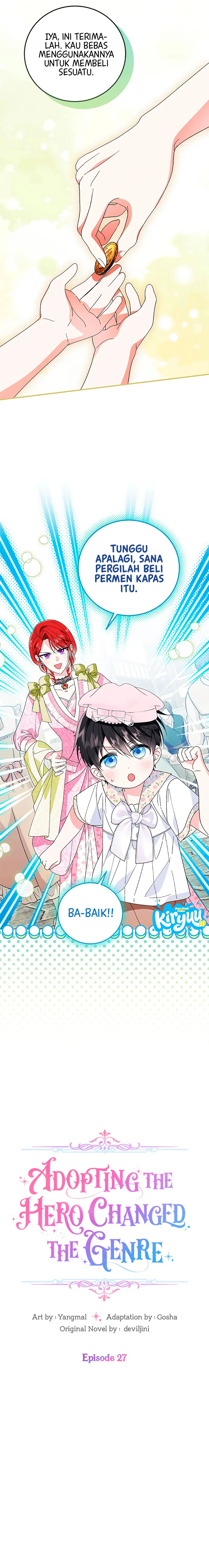Baca Adopting the Male Protagonist Changed the Genre Chapter 27 Bahasa Indonesia page 10