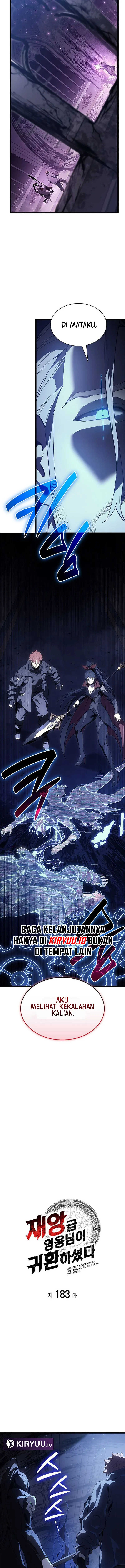 Baca Return of the Disaster-Class Hero Chapter 183 Bahasa Indonesia page 8