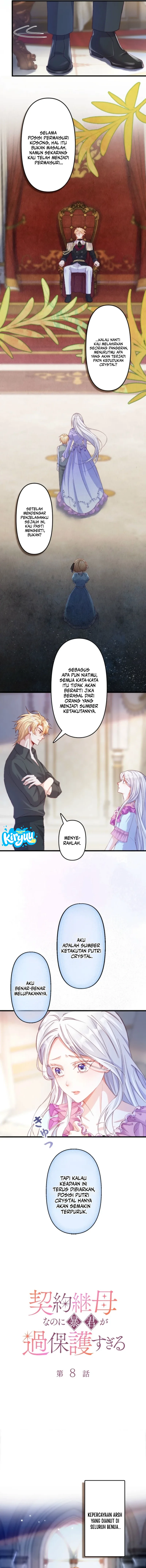 Baca I’m a Contract Stepmother, but the Tyrant Is Way Too Overprotective Chapter 8 Bahasa Indonesia page 12