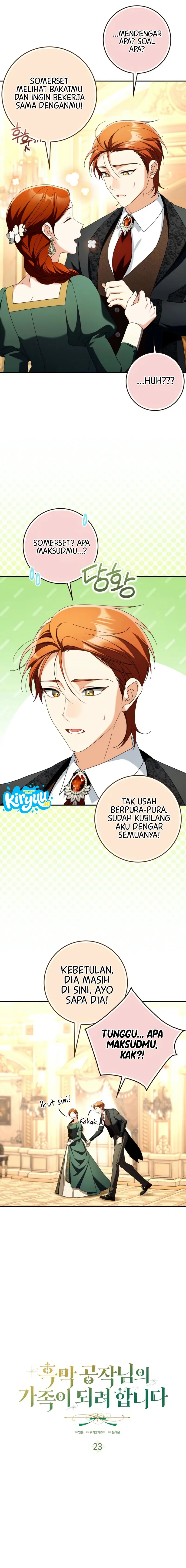 Baca I’m Going to Become the Dark Duke’s Family - Chapter 23 halaman 8