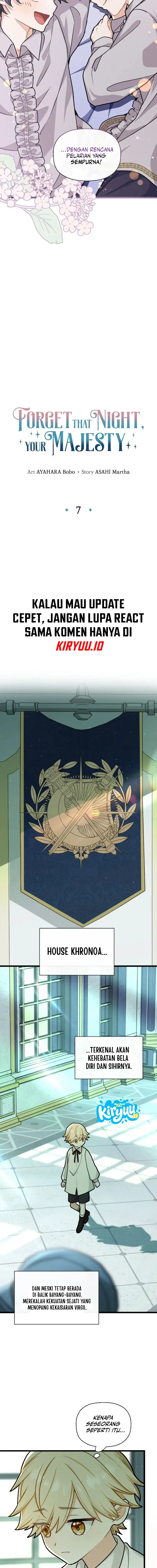 
              Forget That Night, Your Majesty             Chapter 7