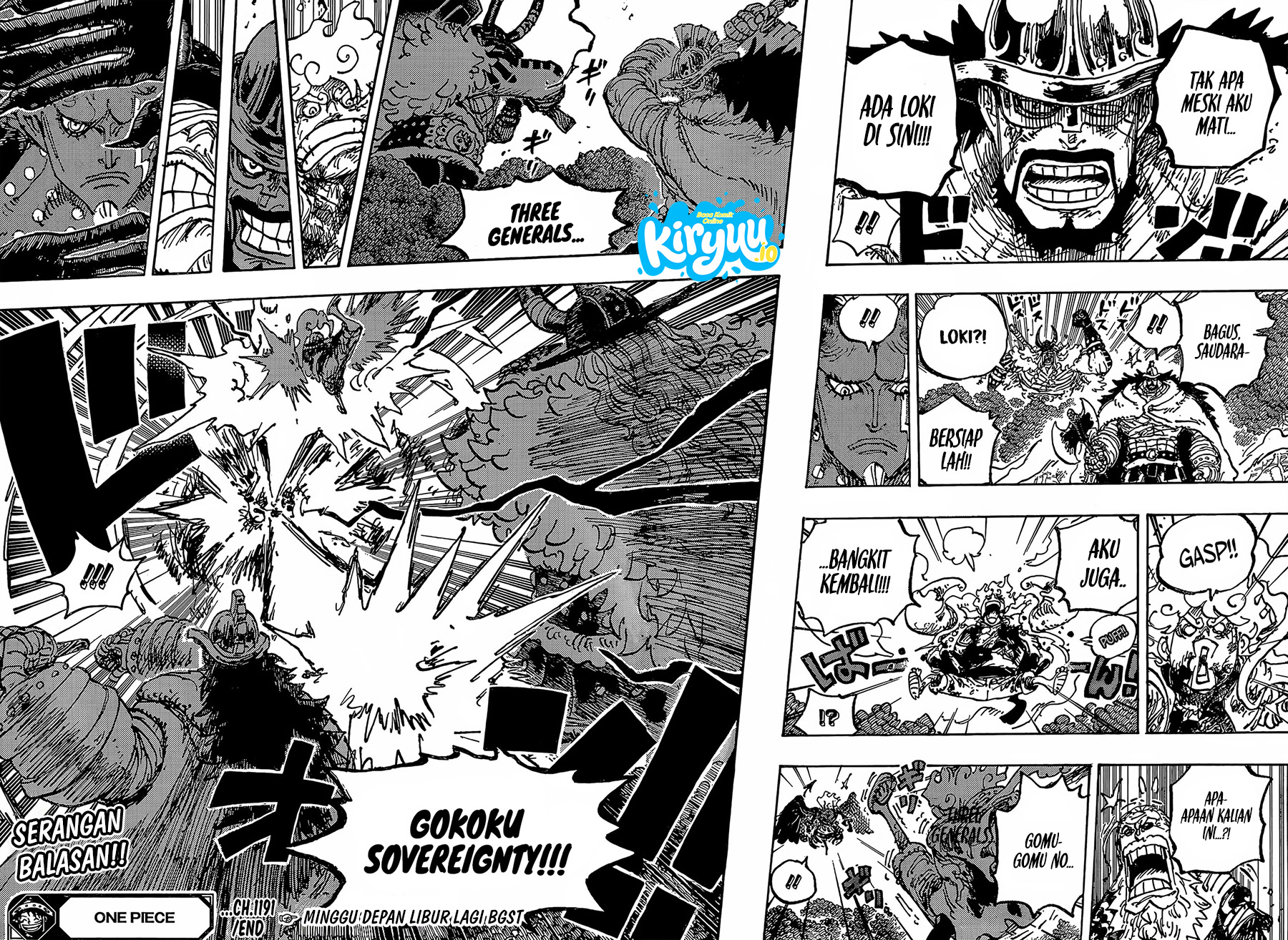 Baca One Piece Chapter 1191 Bahasa Indonesia page 30