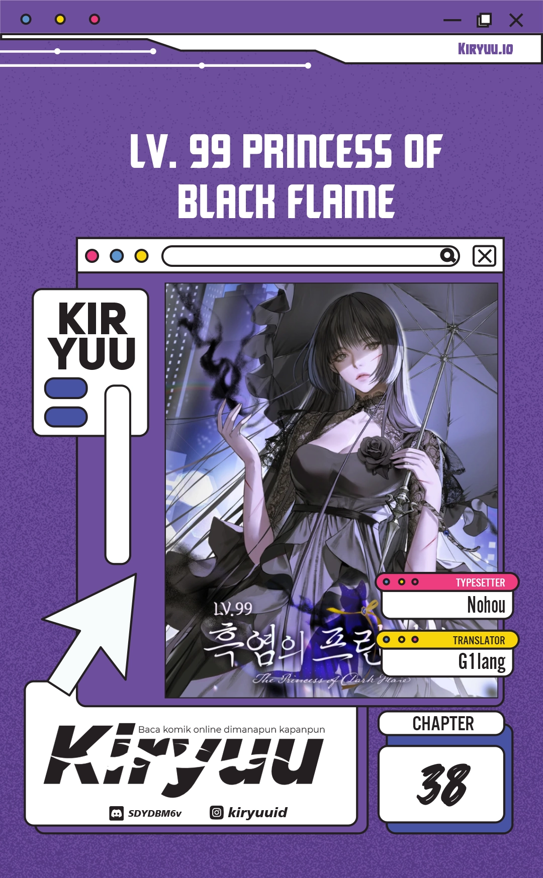 Baca Lv. 99 Princess of Black Flame Chapter 38 Bahasa Indonesia page 8