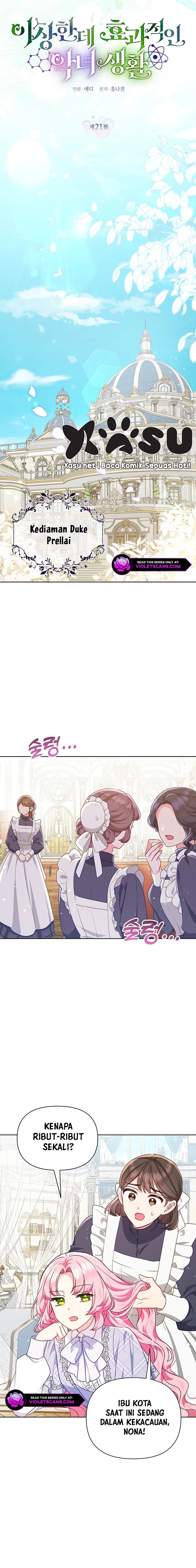 Baca A Strange But Effective Villainess Life Chapter 21 Bahasa Indonesia page 14