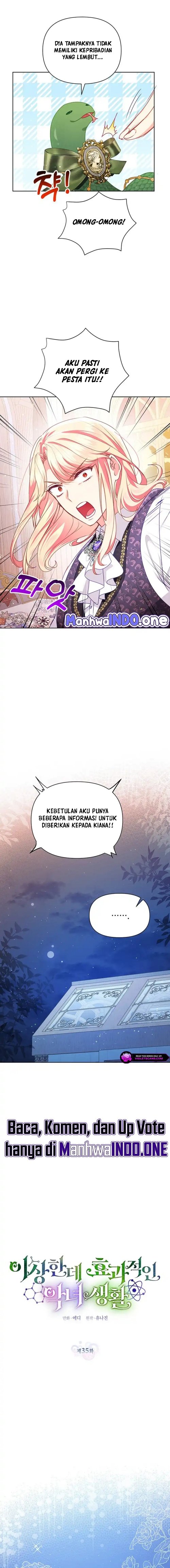 Baca A Strange But Effective Villainess Life Chapter 35 Bahasa Indonesia page 14