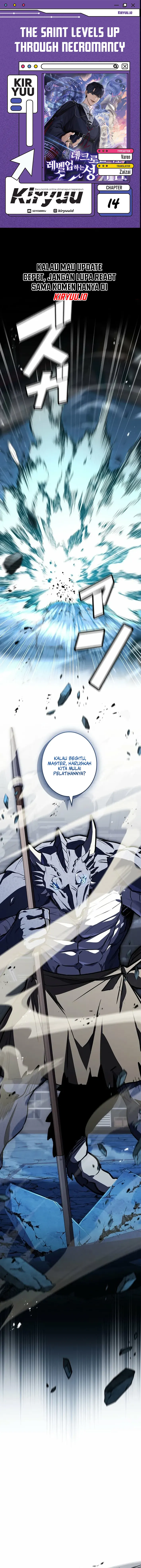 Baca The Saint Levels Up Through Necromancy Chapter 14 Bahasa Indonesia page 6
