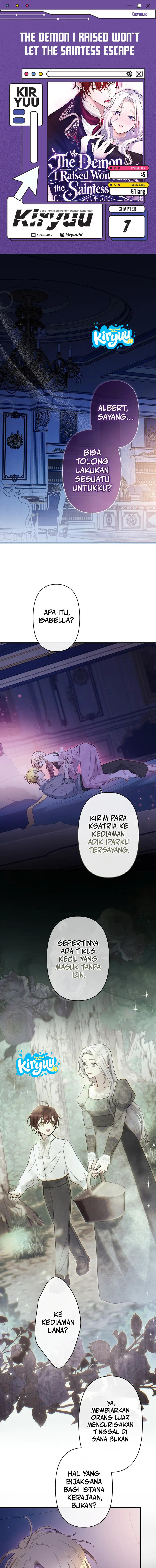 Baca The Demon I Raised Won’t Let the Saintess Escape Chapter 7 Bahasa Indonesia page 6